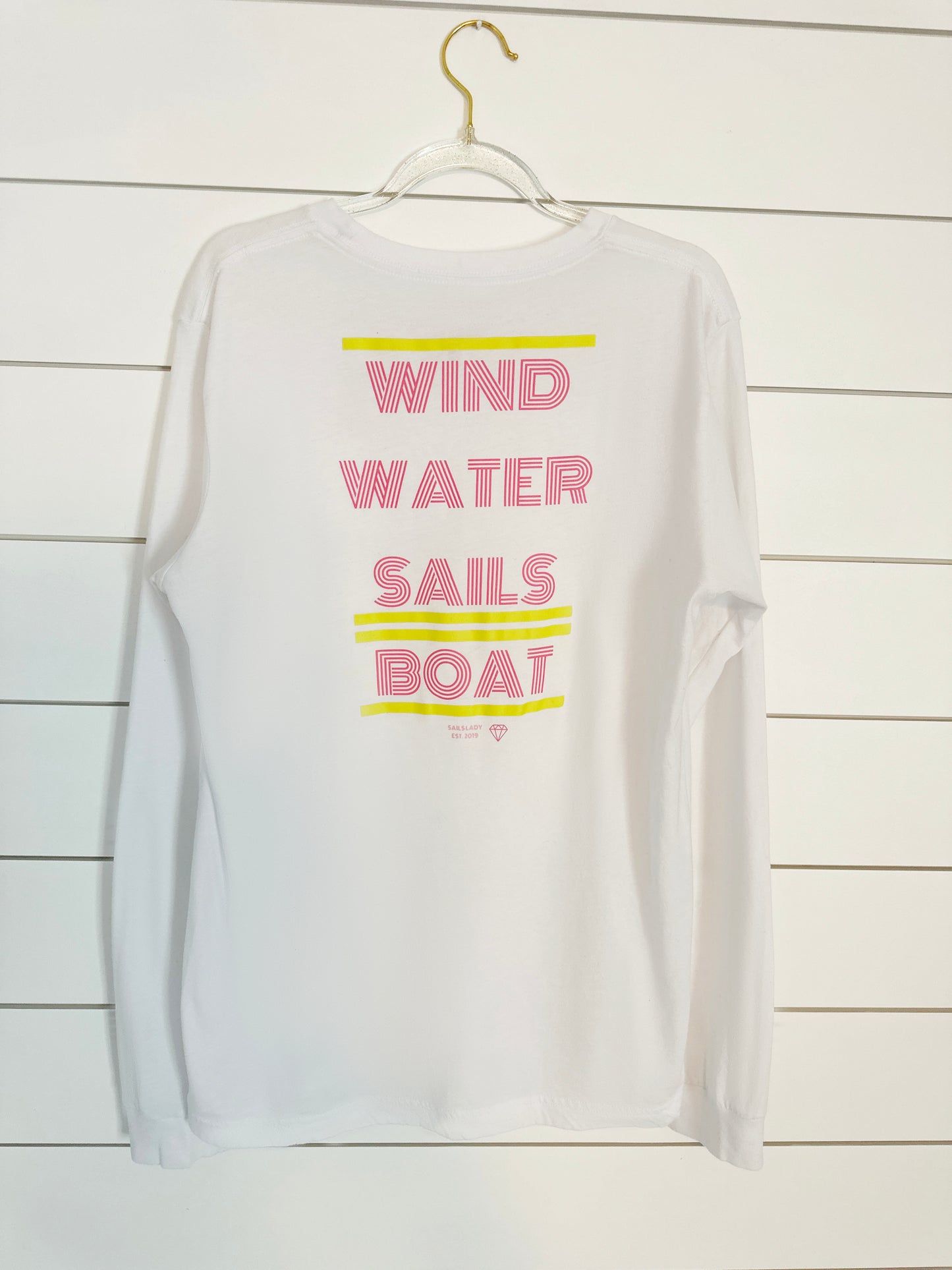 WIND WATER SAILS BOAT L/S T-Shirt