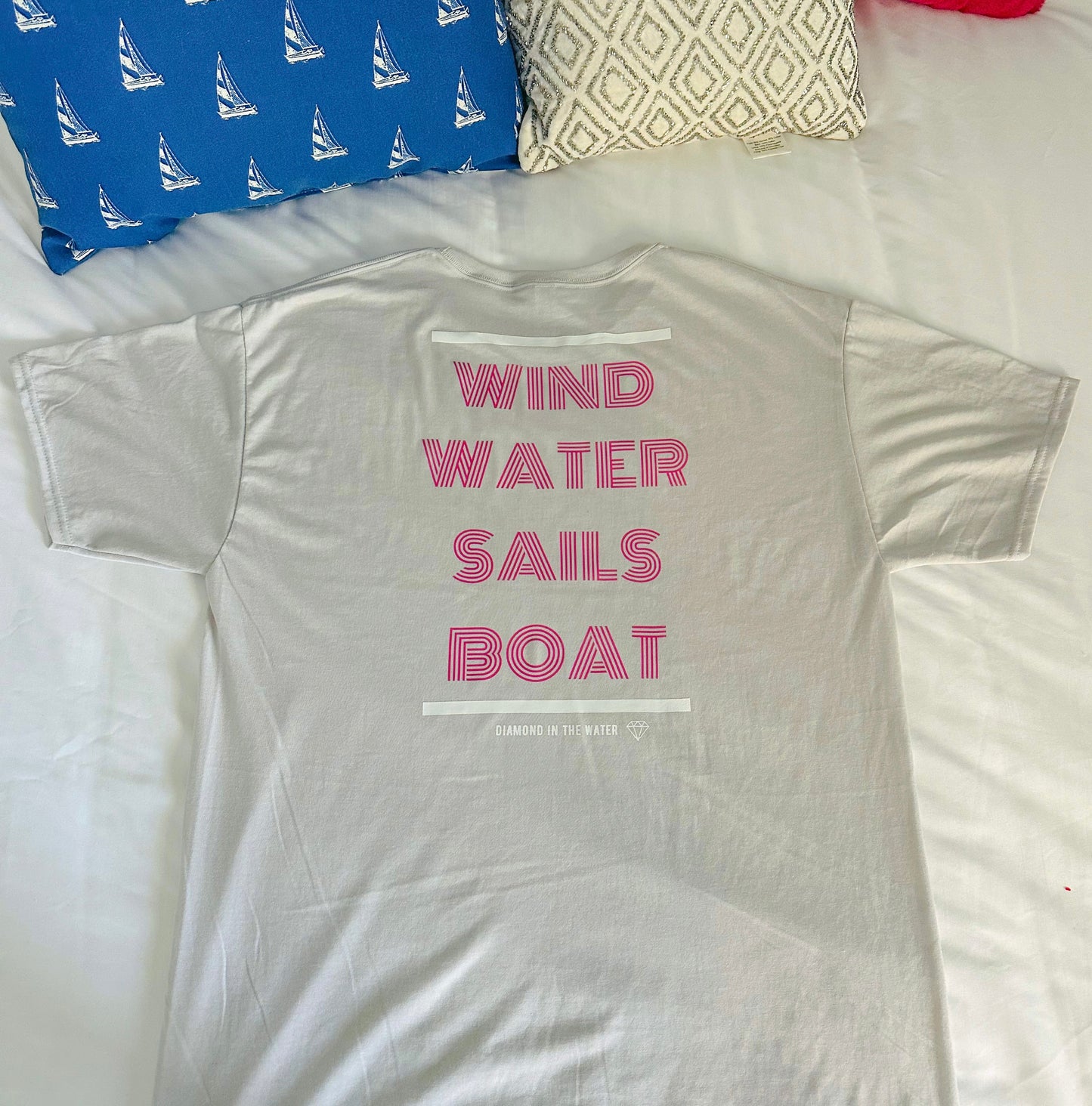 WIND WATER SAILS BOAT T-Shirt